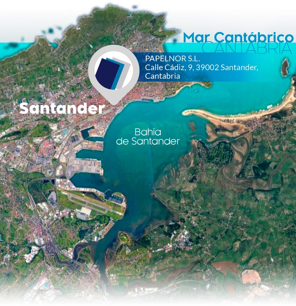 Localizar a La Tienda PAPELNOR en Santander en Google Maps